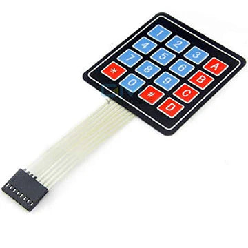 4x4 Matrix Keypad Membrane