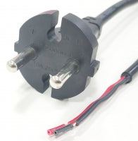 JC13075 2 PIN EUROPIAN PLUG WITH FREE END 2 METER IBAT21169