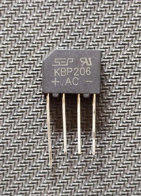 KBP206 SEP RECTIFIER BRIDGE 2A 600V DIODE