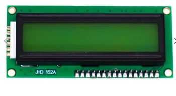 16x2 Green LCD Display Module with I2C Interface IBAT17207