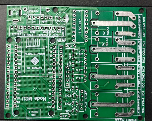 FOR PCB NodeMCU WITH 4 Channel Relay Board 85X69X1.6mm