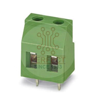 ZB128 2 PIN 10A  TERMINAL BLOCK PCB PBT STRAIGHT 5mm PITCH 300V