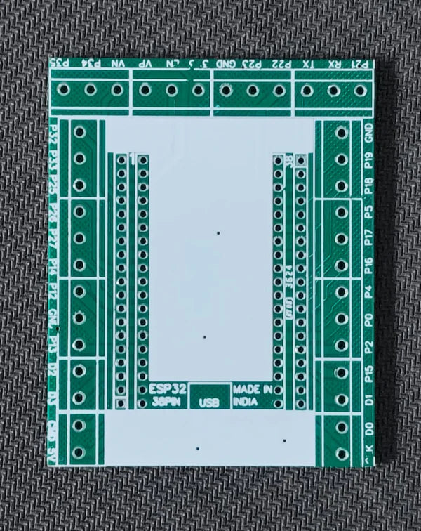 ESP32 38 PIN SCREW TERMINAL BREAKOUT BOARD PCB ONLY