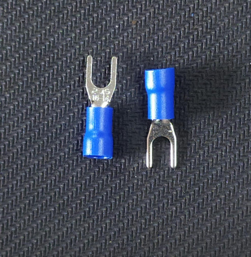 PCSVS2-4 Blue Insulated Spade/Fork Terminals  IBAT20986