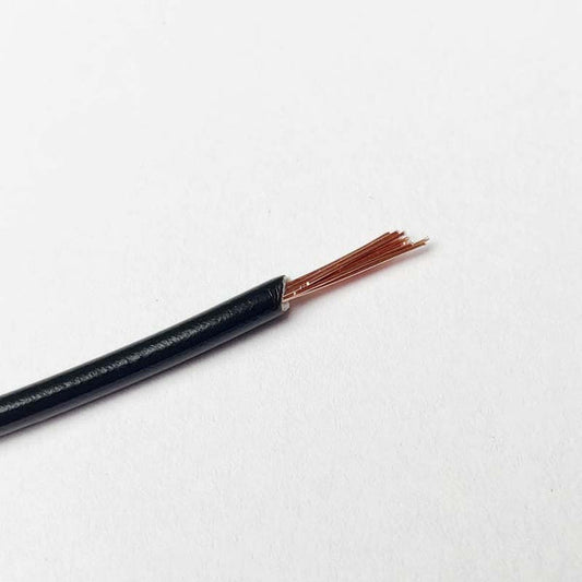 BLACK 1meter 0.5Sqmm COPPER Cable FINOLEX WIRE