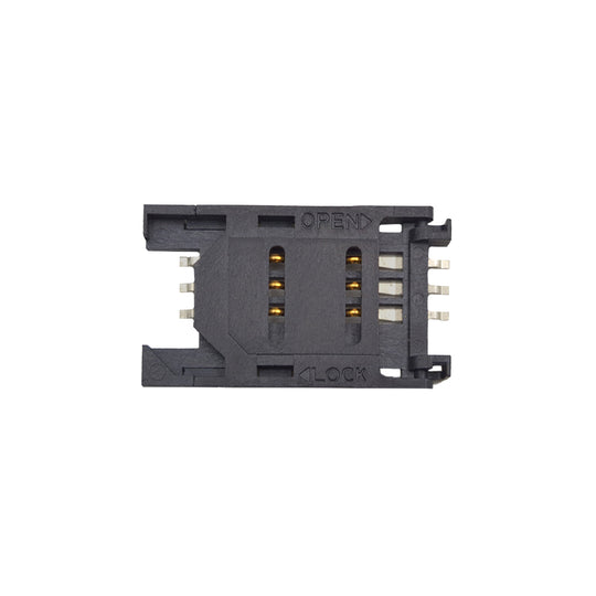 Generic Flip Type 6 Pin Micro SIM Card Holder IBAT22128