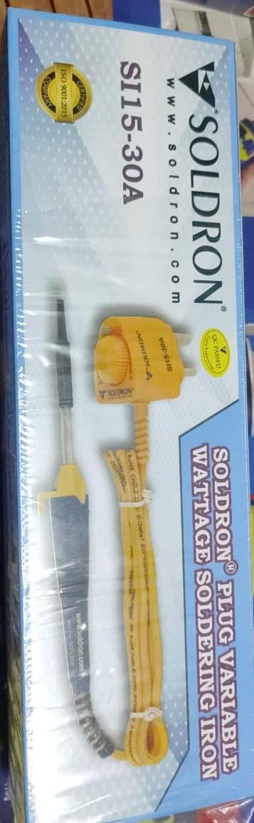 SOLDRON SI15-30A 230V Plug Variable Wattage Soldering Iron SOLDRON