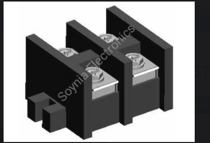 SE557 Terminal Strip Open Barrier Type 100A 2 Way