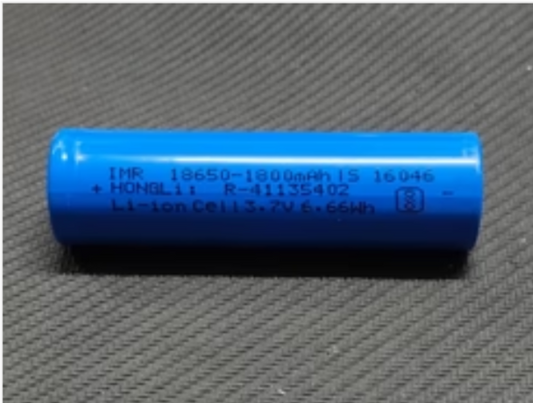 3.7V 1800mAh 18650 Li-ion Battery HONGLI