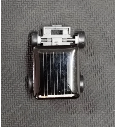 DIY Mini Solar Car Kit 4 Wheel Drive Green Chassis