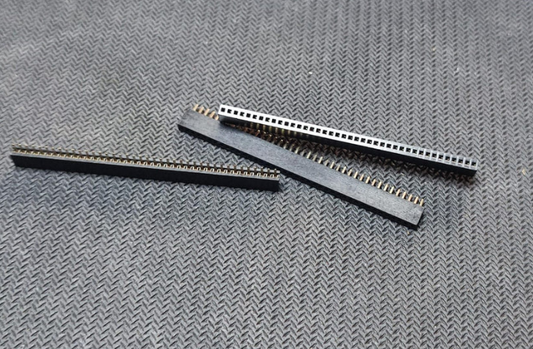 40 Pin 1.27mm pitch Female Straight Single Row Header Strip 1X40