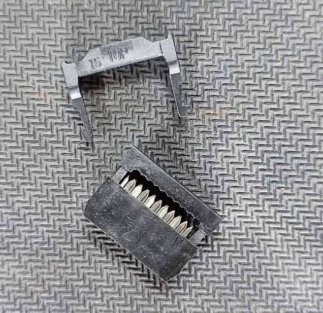 10 PIN FEMALE FRC CONNECTOR 2.54mm