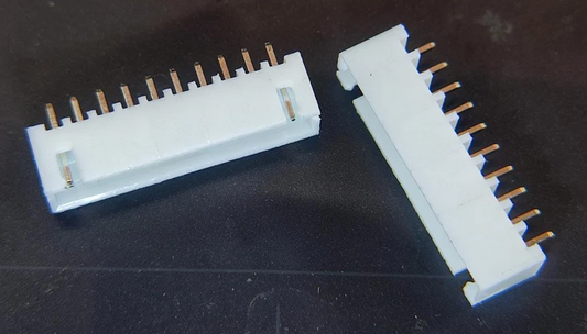 10 Pin JST 2.54MM PITCH male straight Connector 2515 xh
