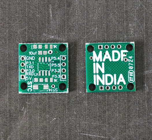 PCB for STC8G1K08 STC8G1K08A 8 PIN development board