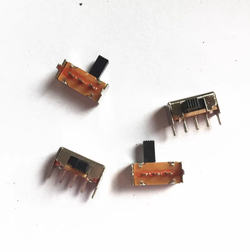 SK12D07VG5 Mini SPDT Slide Switch Right Angle PCB Mountable