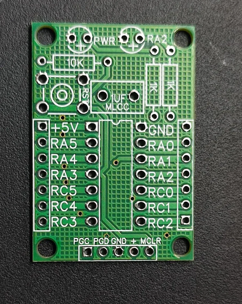 14 PIN PIC DEVELOPMENT BOARD PCB