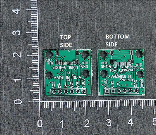 PCB For C Type USB to DIP Adapter 5 Pin Female breakout board module