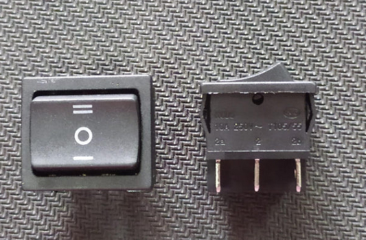 ZX-RS-19 Rocker Switch 3 position 6 LEG DPDT 250V 10A On Off On KCD5