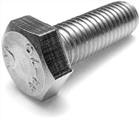 M6x10mm BOLT hexgonal head 10mm height SS STAINLESS STEEL