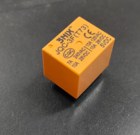 3NIX 5V 7A RELAY JQC-3F(T73) SPDT PCB Mount Sugar Cube 19x15x15MM IBAT14686