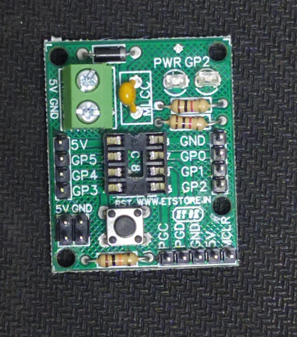 PIC 8 PIN DEVELOPMENT BOARD