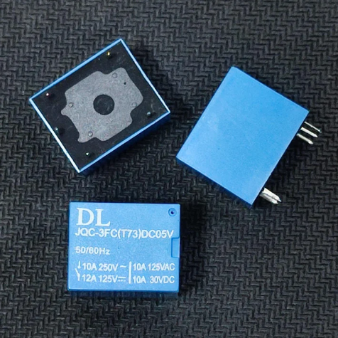 5V 10A RELAY JQC-3FC(T73)DC05V SPDT PCB Mount Sugar Cube 19x15x15MM DL