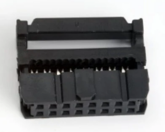 16 PIN FEMALE FRC CONNECTOR 2.54MM PITCH