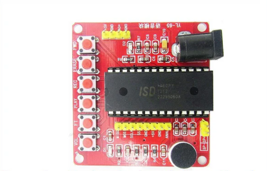 ISD1760 Voice Recording and Playback Module(RED BOARD)