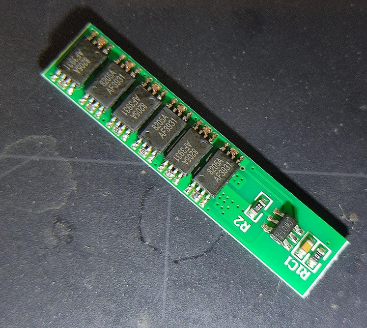 1S 10A BMS Module 3.7V 18650 Lithium Battery Protection