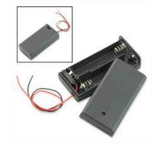 2 Cell AA battery Holder WITH SWITCH
