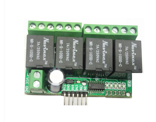 12V 4 CHANNEL RELAY MODULE HIGH TRIGGER