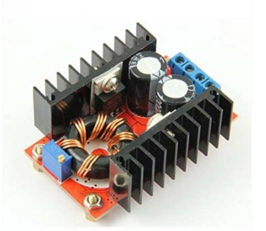 150W DC-DC Step-Up Boost Converter 10-32V to 12-35V 6A Adjustable Power Supply Module