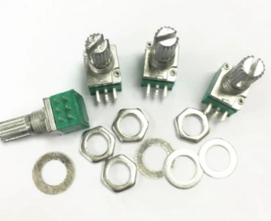 100k dual sealed potentiometer RK097G B100K 6pin shaft 15mm RESISTOR