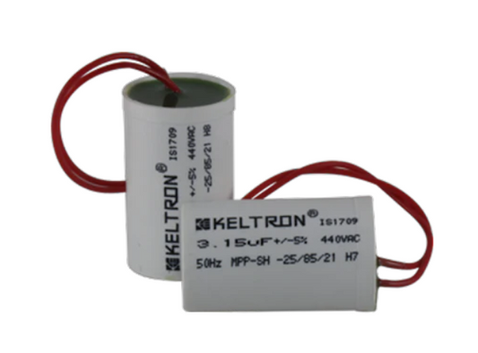 KELTRON 2.5UF MFD 440V METALLIZED POLYPROPYLENE SELF HEALING MOTOR RUN CAPACITORS MPP CAPACITOR