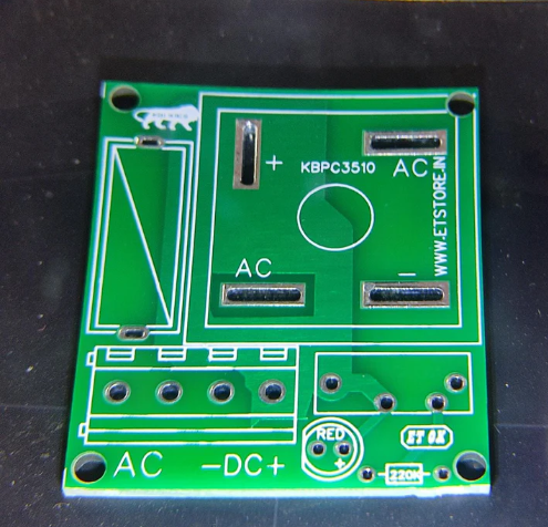 BRIDGE RECTIFIER PCB FOR KBPC3510 OR KBPC3510 MINI