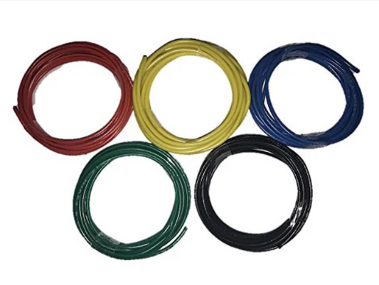 Single Strand Wire 5 COLORS 1 meter EACH GAUGE 23