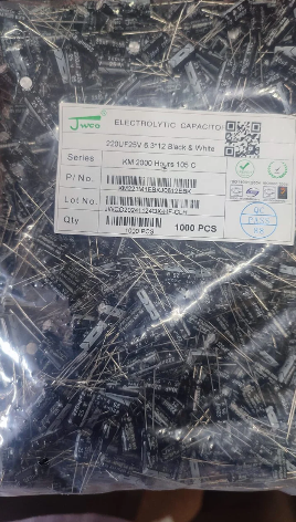 220uF 25V Electrolytic Capacitor JWCO