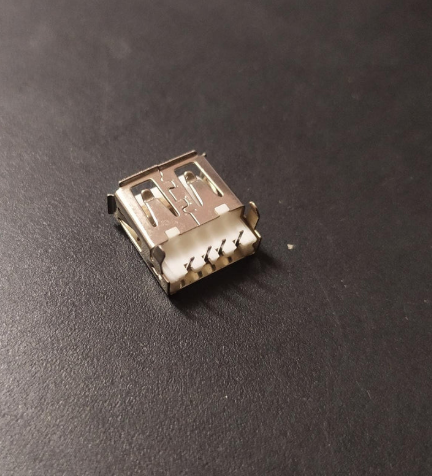 USB 2.0 4Pin A Type Female Socket Connector 90 degree