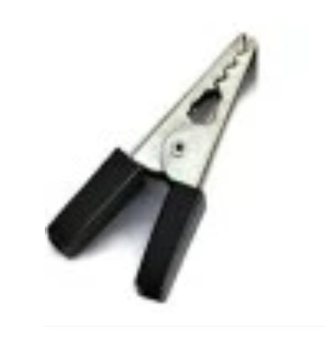 Crocodile Alligator Clip 32mm (BLACK )