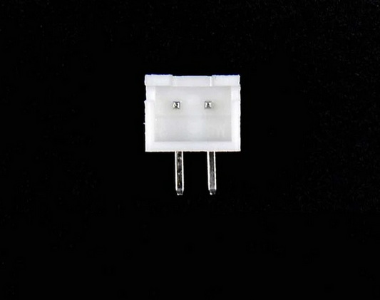 2 Pin JST Connector male right angle bent 2.54MM PITCH 2515 xh