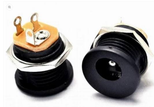 2.1×5.5mm DC Power Jack Socket Panel Mount female