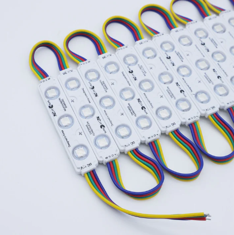 3 LED RGB 12V Waterproof IP67 1.5W 5050 75x15MM