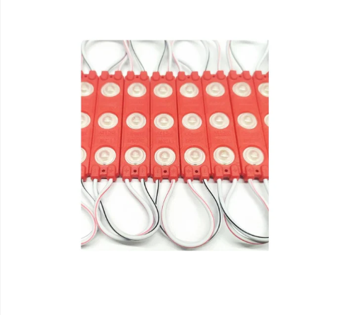 RED 12V 3 LED MODULE BLOCK Strips