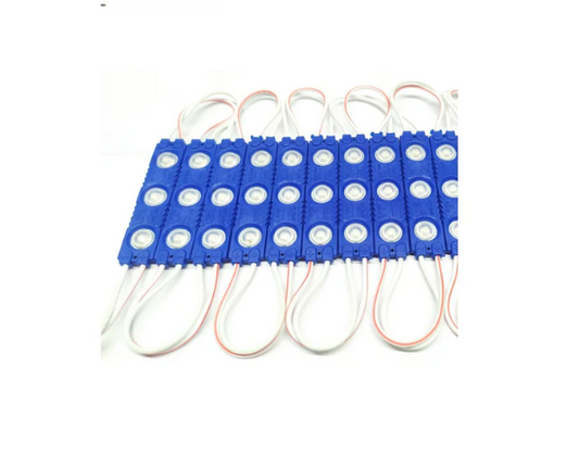 BLUE 12V 3 LED MODULE BLOCK Strips