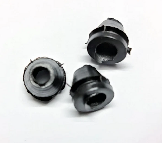 6mm hole grommet plastic Black gromet