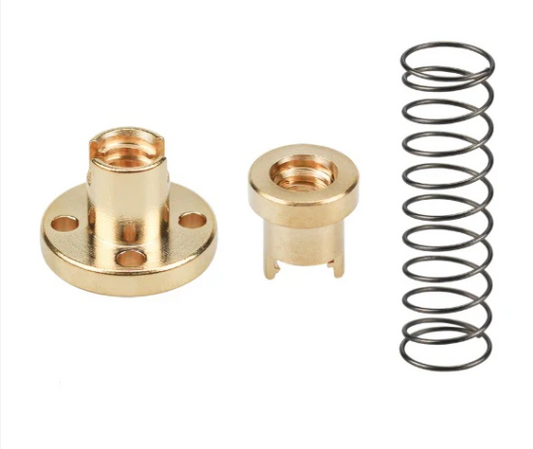 8mm TR8-8mm 4mm 2mm Lead Screw Trapezoidal ACME w/Anti-Backlash Anti Backlash Nut CNC 3D printer spare parts