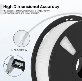 White PLA filament 1.75mm 1kg 3d printer Color