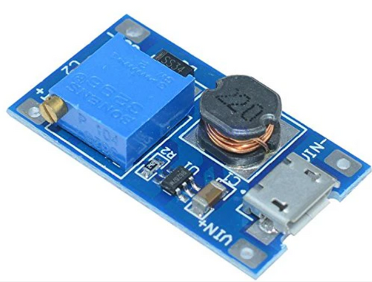 MT3608 Variable Voltage Step Up Module With Micro USB