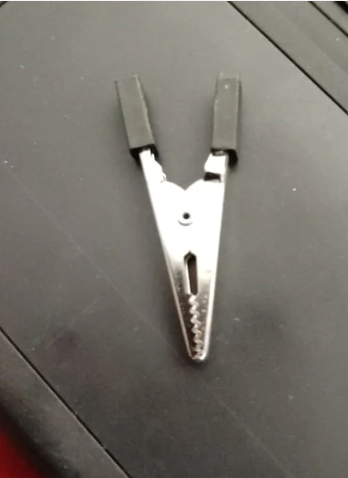 Black 47mm length Alligator Crocodile Clips