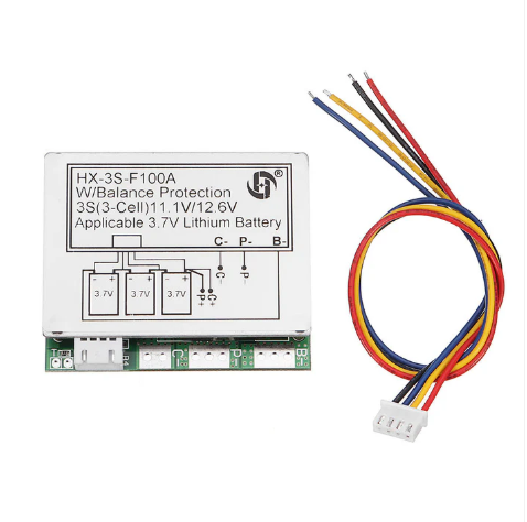 3S 11.1V High Current 100A 3.7V Lithium Battery Protection Board